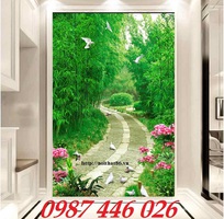 4 Tranh gạch phong cảnh, tranh ốp tường đẹp phòng khách HP09