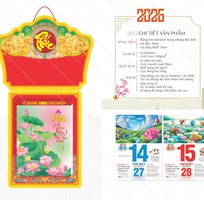 4 Lịch Bloc Siêu Đại 2026 - In lịch giá tốt cho doanh nghiệp