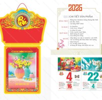 6 Lịch Bloc Siêu Đại 2026 - In lịch giá tốt cho doanh nghiệp