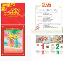 8 Lịch Bloc Siêu Đại 2026 - In lịch giá tốt cho doanh nghiệp