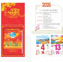 11 Lịch Bloc Siêu Đại 2026 - In lịch giá tốt cho doanh nghiệp