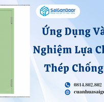 Ứng Dụng Và Kinh Nghiệm Lựa Chọn Cửa Thép Chống Cháy