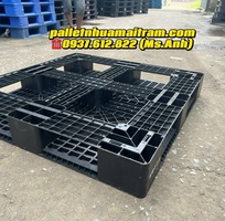 Xả Kho Lô Pallet Nhựa KT: 1050x1050x140mm   Giải Pháp Tối Ưu Cho Kho Bãi, Vận Chuyển
