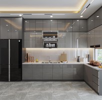 1 Tủ Bếp Gỗ Công Nghiệp Phủ Acrylic Chữ L Cao Cấp 1 Tủ Bếp Gỗ Công Nghiệp Phủ Acrylic Chữ L Cao Cấp