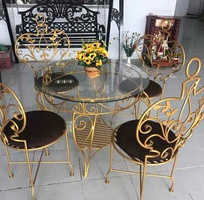 1 Bàn ghế sắt mỹ thuật  đẹp  giá rẻ