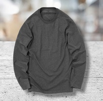 Áo thun defoxx tay dài 8 màu chất liệu cotton thoáng mát