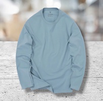 2 Áo thun defoxx tay dài 8 màu chất liệu cotton thoáng mát