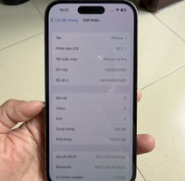 2 Pass iphone 14 pro 128GB màu tím đã qua sử dụng