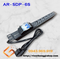 3 Thanh nguồn PDU 6 ổ chống sét SPD gắn rack 19  AR-SPD-6S  chính hãng Anrack