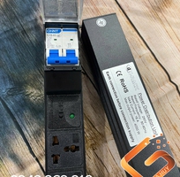 1 Thanh nguồn PDU 6 ổ chống sét SPD gắn rack 19  AR-SPD-6S  chính hãng Anrack