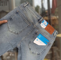 2 Quần jean Jacobs Cole xanh wash nhạt form slim co giãn nhẹ