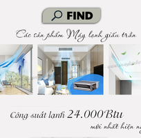 Tìm kiếm các sản phẩm Điều hòa giấu trần 24.000Btu nối ống gió mới nhất hiện nay