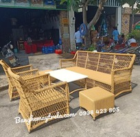 5 Bàn ghế sofa phòng khách mây nhựa