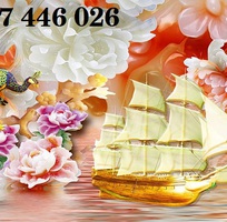 7 Tranh gạch men chim công HP923