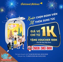 Bay ngược chiều Tết cùng Vietravel Airlines   Giá vé chỉ từ 1.000 đồng