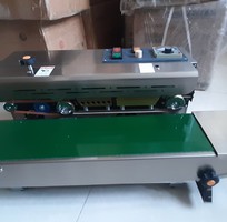 2 Máy hàn miệng túi liên tục FR900, máy hàn túi nilong, máy hàn bao cafe- bánh kẹo liên tục