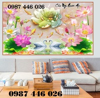 1 Gạch tranh hoa sen 3d HP0883