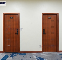 Cửa thép vân gỗ 1 cánh Sky Light   Giải pháp hoàn hảo cho không gian hiện đại