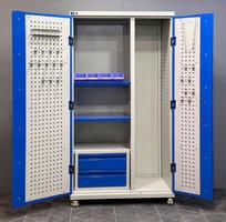 5 Tủ Treo Đồ Nghề 2 Cánh ALLY QT-HC04   Giải Pháp Lưu Trữ Chuyên Nghiệp Cho Xưởng   Gara