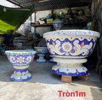 9 Cơ sở chậu hoa Thế Sơn - chậu hoa dán sành sứ - chậu khảm sành - cẩn miễng