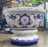 10 Cơ sở chậu hoa Thế Sơn - chậu hoa dán sành sứ - chậu khảm sành - cẩn miễng