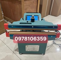 1 Máy hàn miệng túi để bàn, máy hàn túi bằng khí nén, máy ép bao nilong, máy hàn túi 650mm