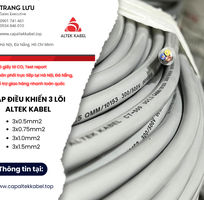 1 Cáp điều khiển Altek Kabel 3 lõi giá xưởng tại Hà Nội, Đà Nẵng