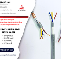 2 Cáp điều khiển Altek Kabel 3 lõi giá xưởng tại Hà Nội, Đà Nẵng