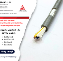 3 Cáp điều khiển Altek Kabel 3 lõi giá xưởng tại Hà Nội, Đà Nẵng