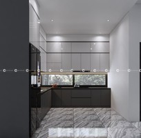 Tủ Bếp Gỗ Công Nghiệp MDF Thiết Kế Chữ L Tối Ưu Lưu Trữ