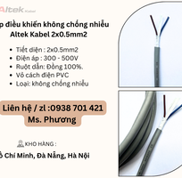1 Cáp điều khiển không chống nhiễu Altek Kabel 2x0.5mm Đà Nẵng, Hà Nội, Hồ Chí Minh