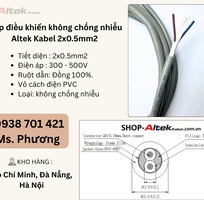 Cáp điều khiển không chống nhiễu Altek Kabel 2x0.5mm Đà Nẵng, Hà Nội, Hồ Chí Minh