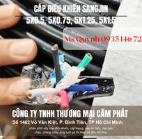 2 Cáp điều khiển Sangjin 5x0.5, 5x0.75, 5x1.25 Hồ Chí Minh