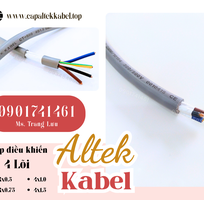 3 Cáp điều khiển 4x0.5/4x0.75/4x1.0/4x1.5 Altek Kabel chính hãng