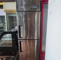 Thanh lý tủ đông 2 cánh inox hiệu Everzen   dung tích 600L mới 90