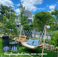 2 Xích đu đan dây dù treo sân vườn