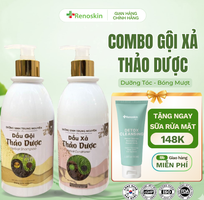 Combo Gội xả   Serum thảo dược Renoskin