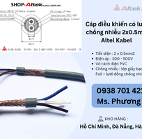 Cáp điều khiển có lưới chống nhiễu 2x0.5mm Altel Kabel Đà Nẵng, Hà Nội, Hồ Chí Minh