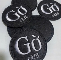 Đế lót ly vải , đế lót ly kaki in ấn theo yêu cầu , giá tại xưởng