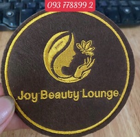 3 Đế lót ly vải , đế lót ly kaki in ấn theo yêu cầu , giá tại xưởng