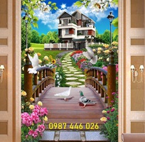 3 Gạch in tranh dán tường HP233