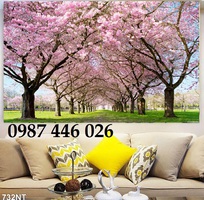 4 Tranh gạch men hoa anh đào HP0283