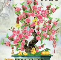 5 Tranh gạch men hoa anh đào HP0283
