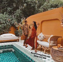 4 Ghế sofa mây tự nhiên tay xòe