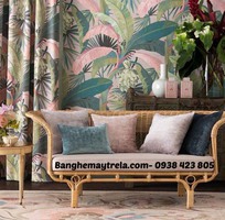 2 Ghế sofa mây tự nhiên tay xòe
