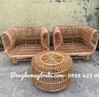 Bộ bàn ghế sofa đơn mây