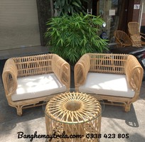 2 Bộ bàn ghế sofa đơn mây