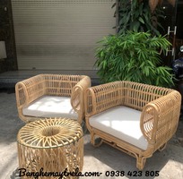 3 Bộ bàn ghế sofa đơn mây