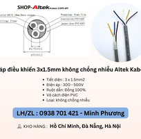 4 Cáp điều khiển 3 lõi không chống nhiễu Altek Kabel Đà Nẵng, Hà Nội, Hồ Chí Minh