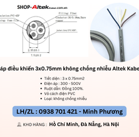 2 Cáp điều khiển 3 lõi không chống nhiễu Altek Kabel Đà Nẵng, Hà Nội, Hồ Chí Minh